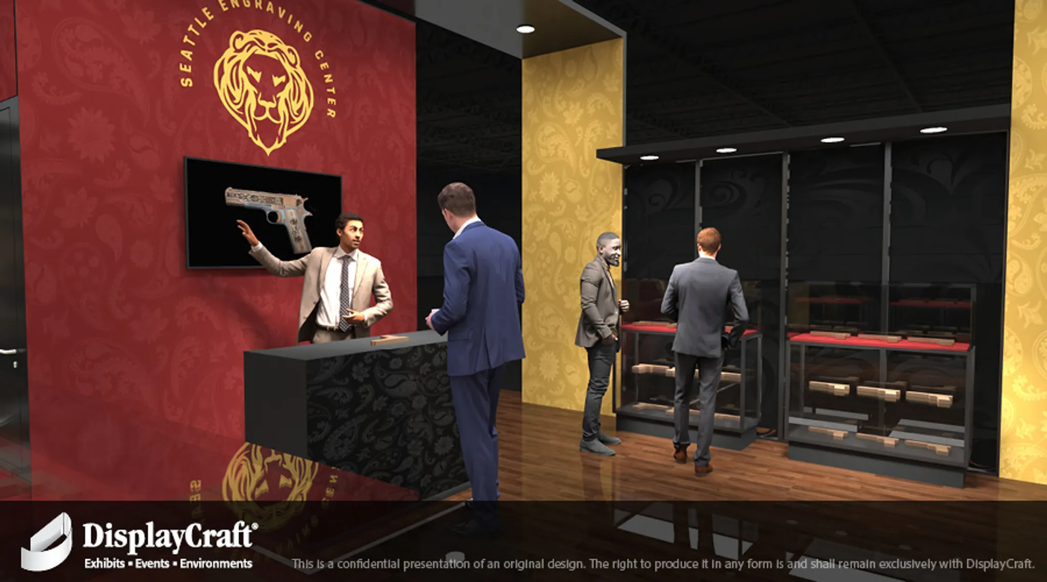 20x30 Peninsula booth design by DisplayCraft